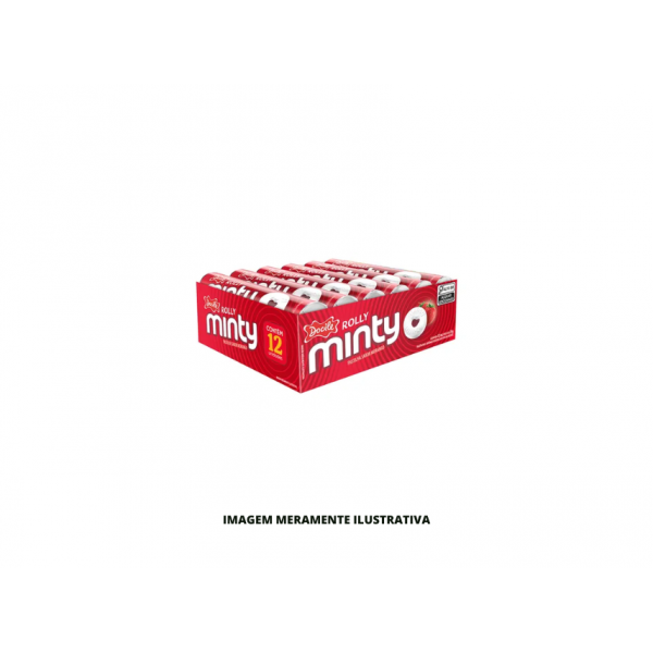 PASTILHA - DOCILE - 29g ROLLY MINTY MORANGO - DP12